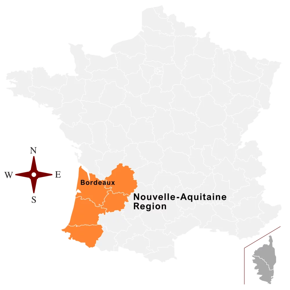 France map_Bordeaux