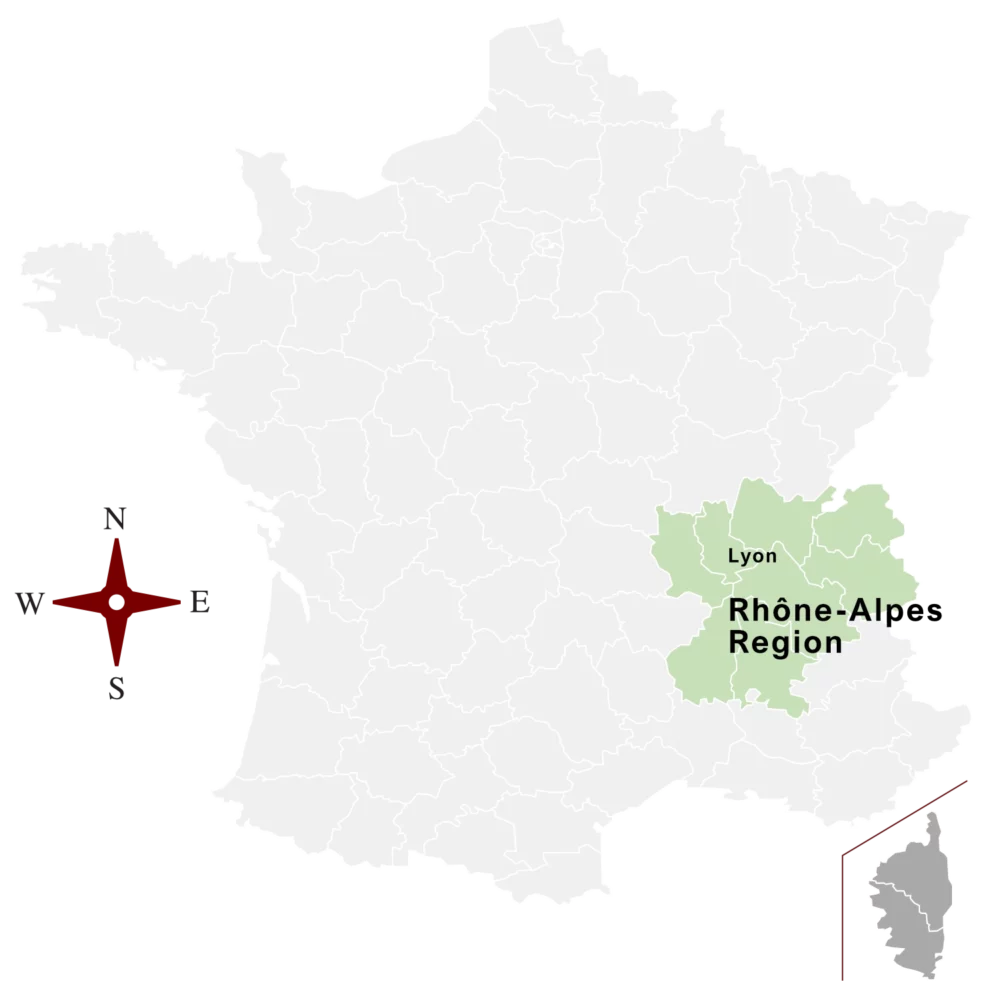 France map_Lyon